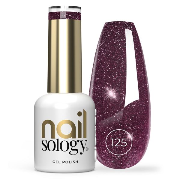 Clavier Nailsology lakier hybrydowy z brokatem 125 End Pink 8ml