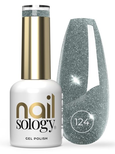 Clavier Nailsology lakier hybrydowy z brokatem 124 Sea Life Blue 8ml