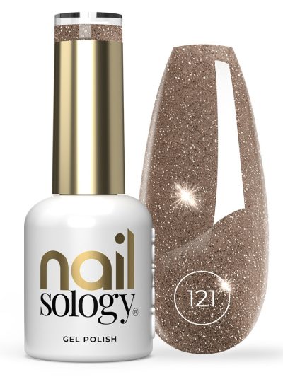 Clavier Nailsology lakier hybrydowy z brokatem 121 Rose Goddess 8ml