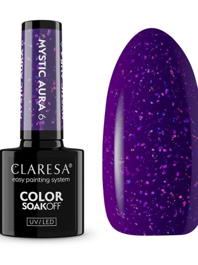 Claresa Color Soak Off UV/LED Mystic Aura lakier hybrydowy 6 5g
