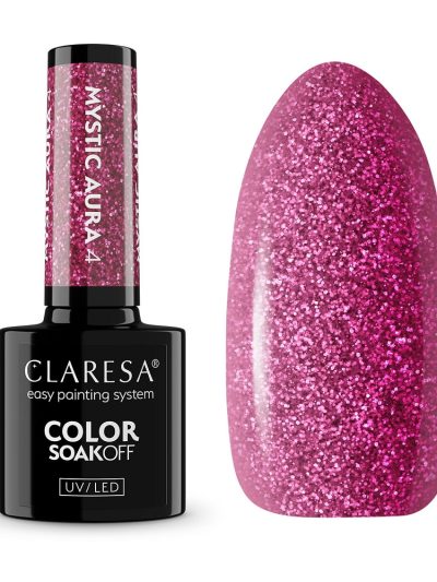 Claresa Color Soak Off UV/LED Mystic Aura lakier hybrydowy 4 5g