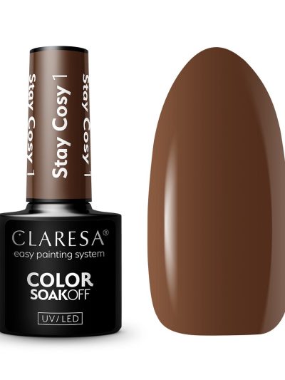 Claresa Color Soak Off UV/LED Stay Cosy lakier hybrydowy 1 5g