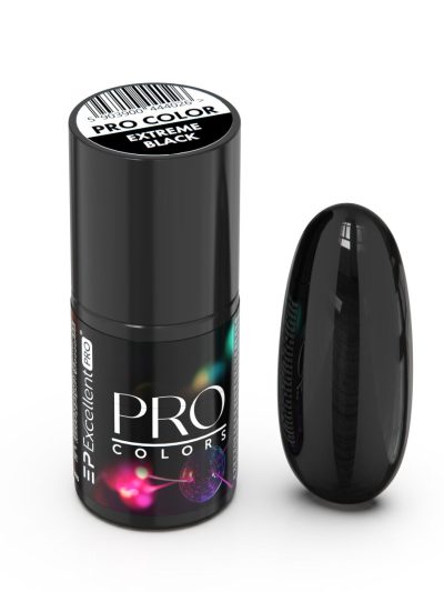 Excellent PRO Pro Colors lakier hybrydowy 70 Extreme Black 7g