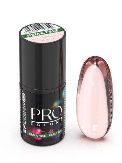 Excellent PRO Pro Colors Hema Free lakier hybrydowy 3 Transparent Beige 7g