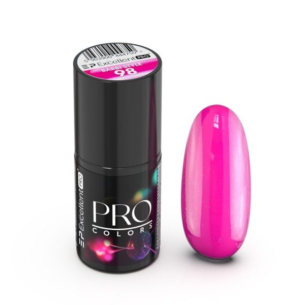 Excellent PRO Pro Colors lakier hybrydowy 98 Barbi Style 7g