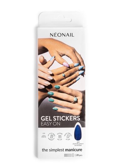 NeoNail Gel Stickers Easy On lakier hybrydowy w naklejce M01 20szt