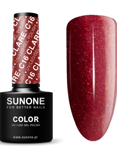 Sunone UV/LED Gel Polish Color lakier hybrydowy C16 Clare 5g