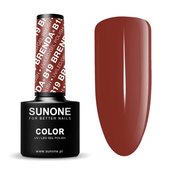 Sunone UV/LED Gel Polish Color lakier hybrydowy B19 Brenda 5g