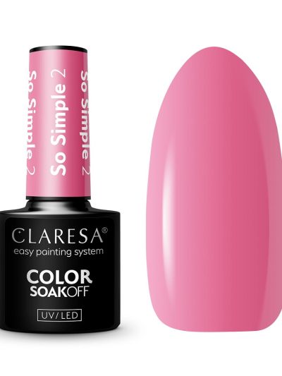 Claresa Color Soak Off UV/LED So Simple lakier hybrydowy 2 5g