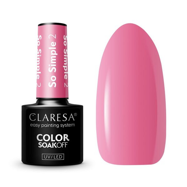 Claresa Color Soak Off UV/LED So Simple lakier hybrydowy 2 5g