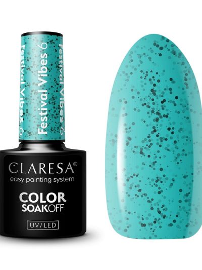 Claresa Soak Off UV/LED Festival Vibes lakier hybrydowy 6 5g