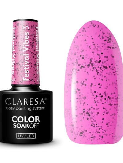 Claresa Soak Off UV/LED Festival Vibes lakier hybrydowy 3 5g