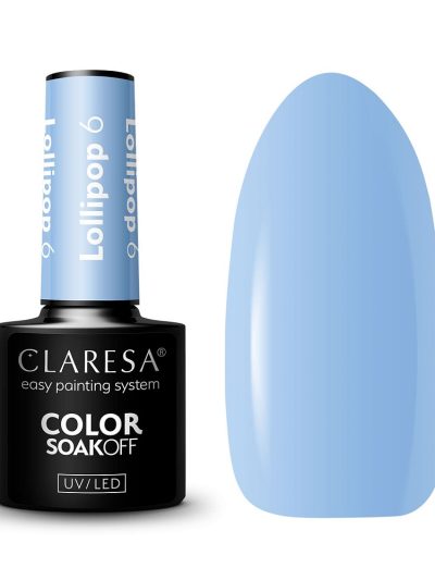 Claresa Soak Off UV/LED Lollipop lakier hybrydowy 6 5g