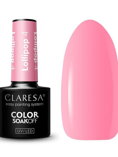 Claresa Soak Off UV/LED Lollipop lakier hybrydowy 4 5g