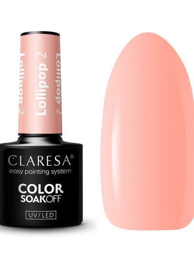 Claresa Soak Off UV/LED Lollipop lakier hybrydowy 2 5g