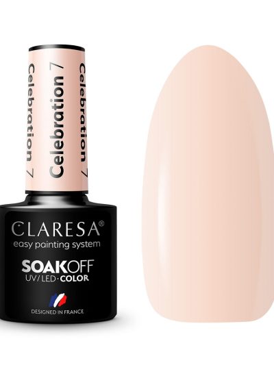 Claresa Soak Off UV/LED Celebration lakier hybrydowy 7 5g
