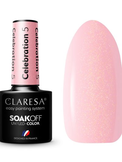 Claresa Soak Off UV/LED Celebration lakier hybrydowy 5 5g