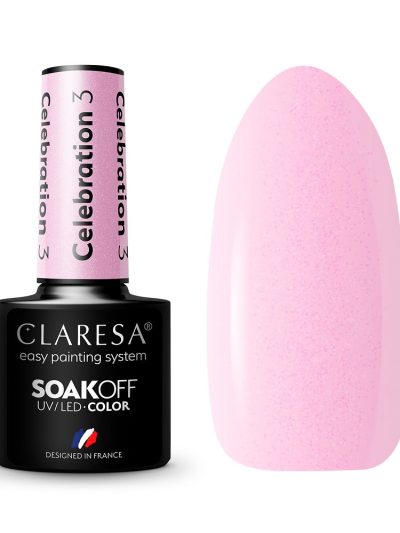 Claresa Soak Off UV/LED Celebration lakier hybrydowy 3 5g