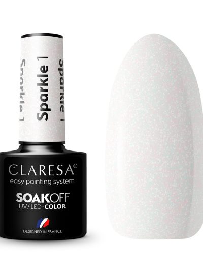 Claresa Soak Off UV/LED Sparkle lakier hybrydowy 1 5g