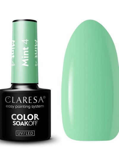 Claresa Color Soak Off UV/LED Mint lakier hybrydowy 4 5g