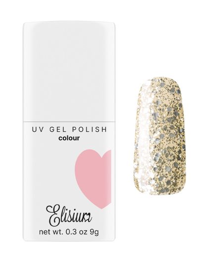 Elisium Colour UV Gel Polish lakier hybrydowy 080 Light Gold 9g