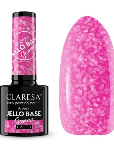 Claresa Bubble Jello Base baza hybrydowa Guava 5g