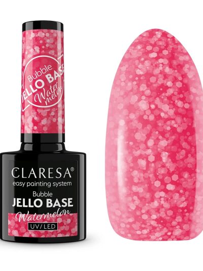 Claresa Bubble Jello Base baza hybrydowa Watermelon 5g