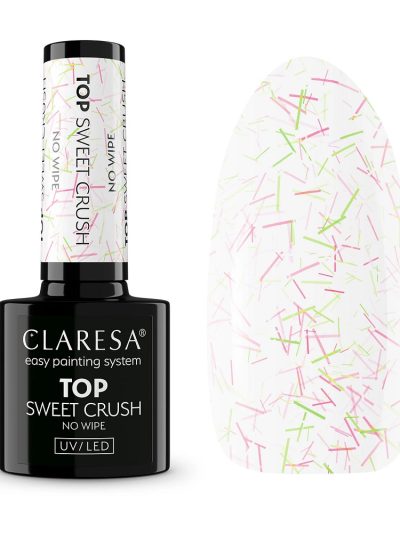 Claresa Top No Wipe Sweet Crush top hybrydowy bez przemywania 5g