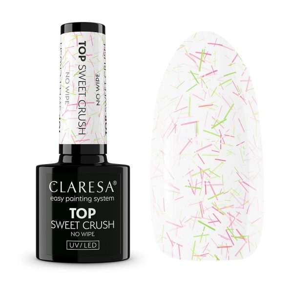 Claresa Top No Wipe Sweet Crush top hybrydowy bez przemywania 5g
