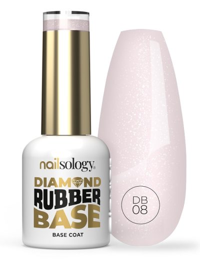 Clavier Nailsology Diamond Rubber Base baza hybrydowa DB08 Pearly Bride 8ml