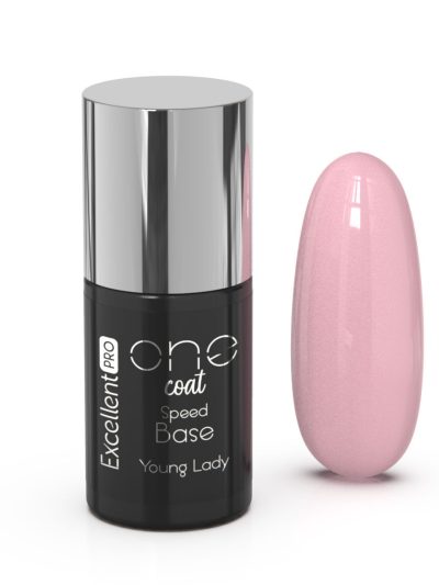 Excellent PRO One Coat Speed Base kryjąca baza hybrydowa Young Lady 7g