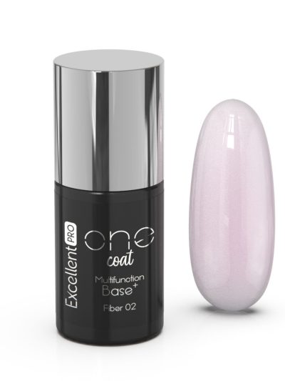 Excellent PRO One Coat Multifunction Fiber Base baza hybrydowa z włóknami Delicate Pink 7g