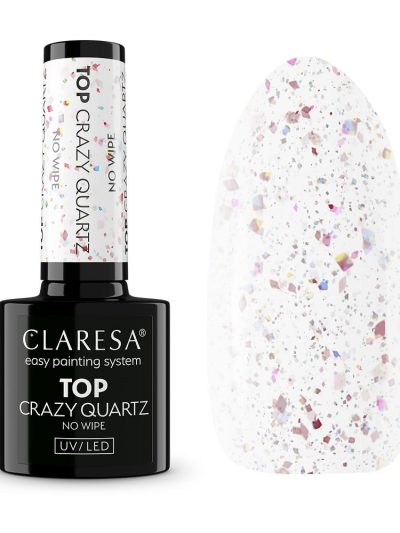 Claresa Top Crazy Quartz No Wipe top hybrydowy bez przemywania 5g