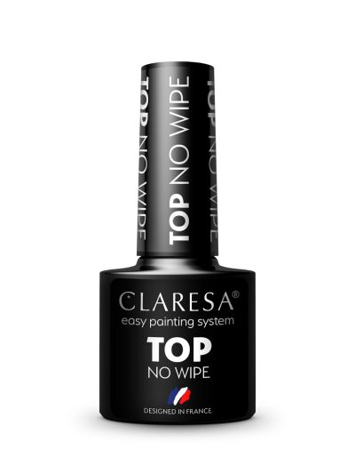 Claresa Top No Wipe top utwardzający do lakieru hybrydowego bez przemywania 5g