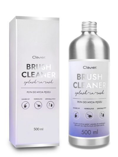 Clavier Brush Cleaner płyn do mycia pędzli 500ml