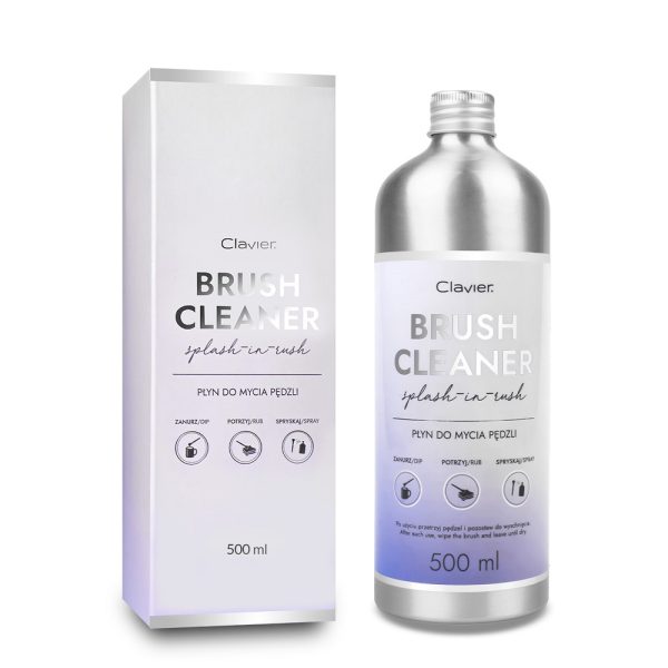 Clavier Brush Cleaner płyn do mycia pędzli 500ml
