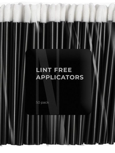 Nanolash Lint Free Applicators welurowe aplikatory do rzęs i brwi 50szt.