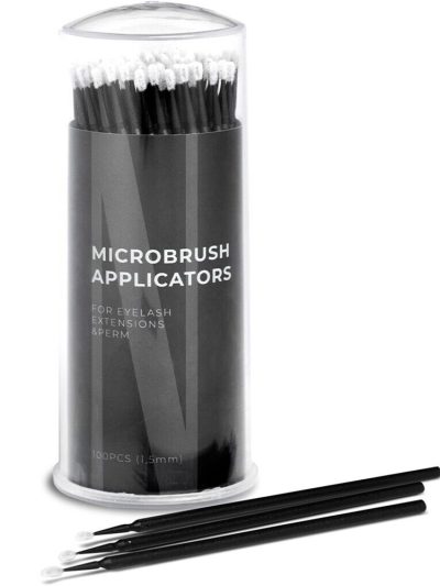 Nanolash Microbrush Applicators bezwłókienkowe aplikatory do rzęs 1.5mm 100szt.