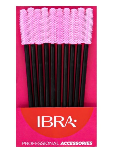 Ibra Szczoteczki do rzęs silikonowe 10szt