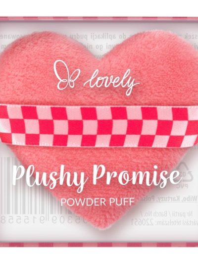 Lovely Plushy Promise puszek do pudru w kształcie serca