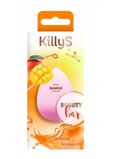 KillyS Beauty Bar 3D gąbeczka do makijażu z ekstraktem z mango