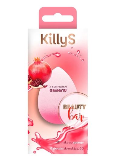 KillyS Beauty Bar 3D gąbeczka do makijażu z ekstraktem z granatu