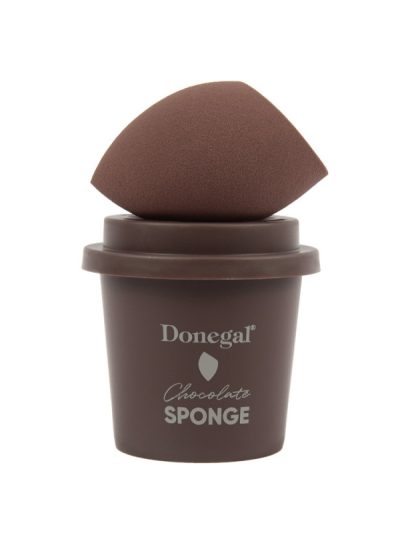 Donegal Morning Coffee gąbka do makijażu z etui Chocolate Sponge 4352