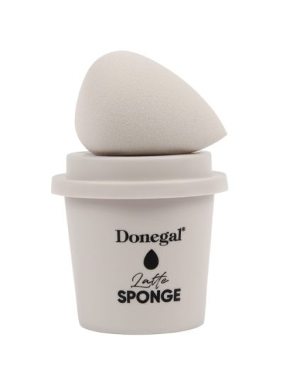 Donegal Morning Coffee gąbka do makijażu z etui Latte Sponge 4350