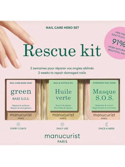 Manucurist Rescue Kit zestaw do pielęgnacji paznokci 3x15ml