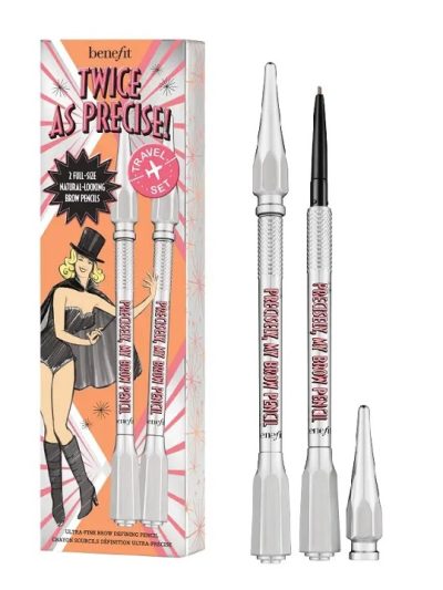 Benefit Twice As Precise! My Brow Pencil Duo zestaw kredek do brwi 3 Warm Light Brown 2x0.08g