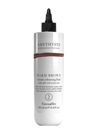 Farmavita Instant Colouring Fluid fluid koloryzujący do włosów Warm Brown 250ml