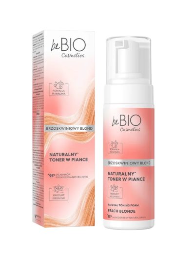 BeBio Ewa Chodakowska Naturalny toner w piance Brzoskwiniowy Blond 120ml