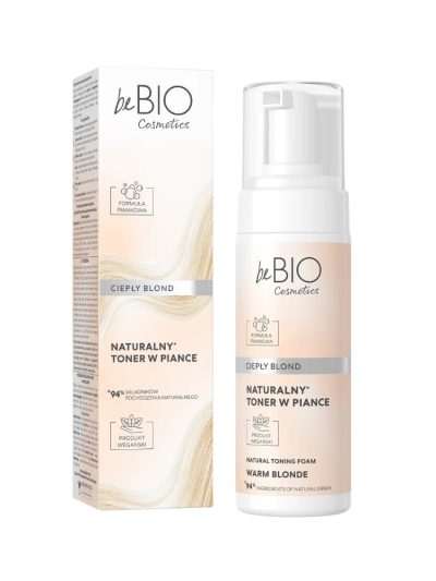 BeBio Ewa Chodakowska Naturalny toner w piance Ciepły Blond 120ml