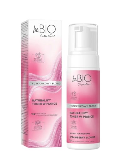 BeBio Ewa Chodakowska Naturalny toner w piance Truskawkowy Blond 120ml